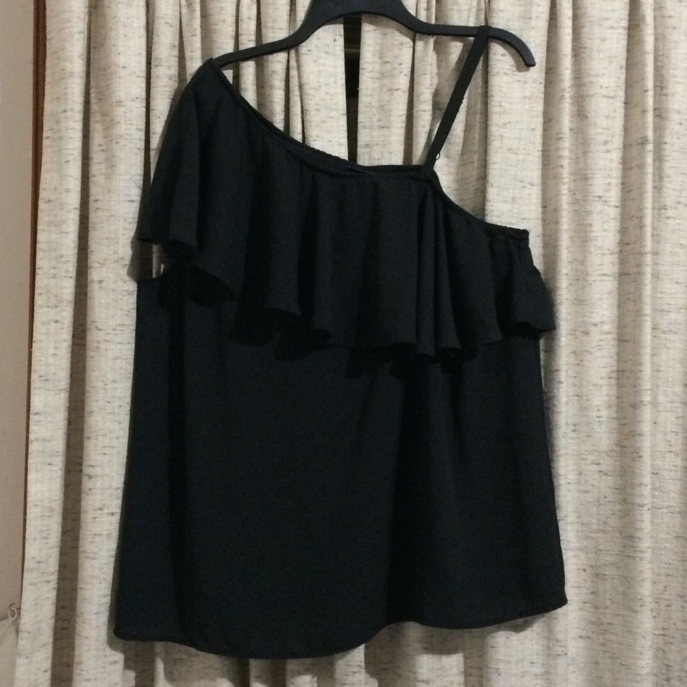 Torrid Georgette One Shoulder Top - 2X